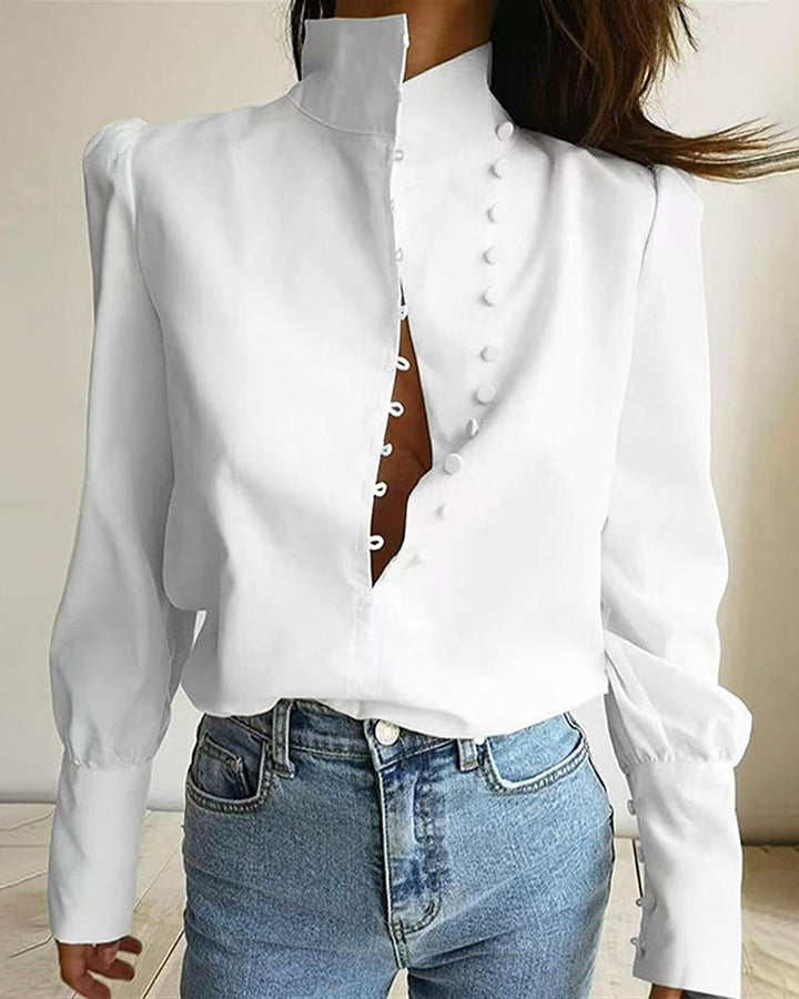 VALENTÍNE | Blouse Col Montant