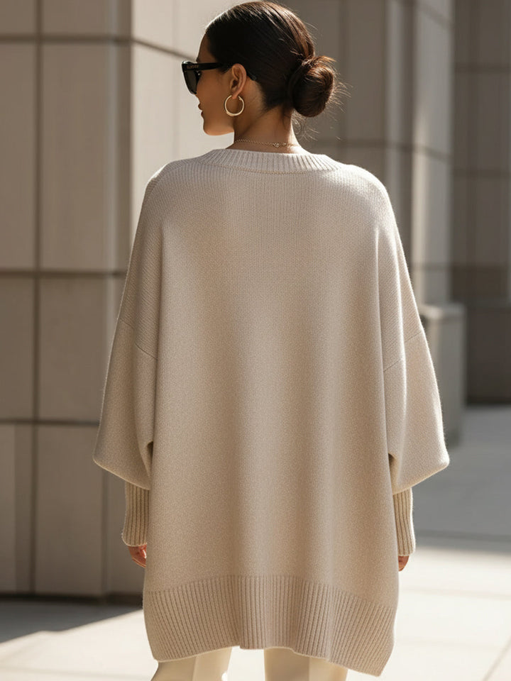 TESS | Pull Poncho Élégant
