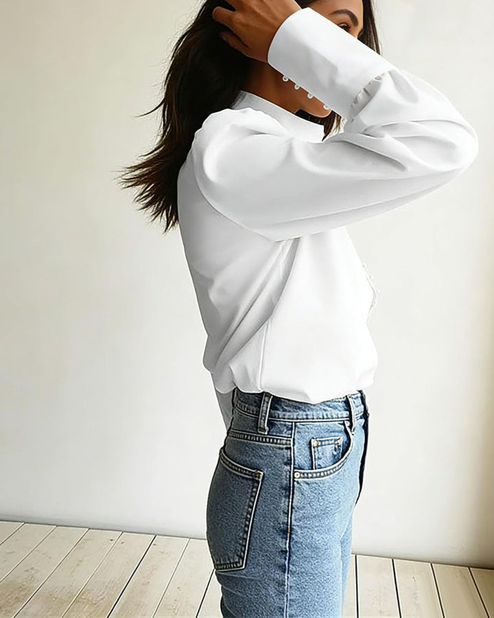VALENTÍNE | Blouse Col Montant