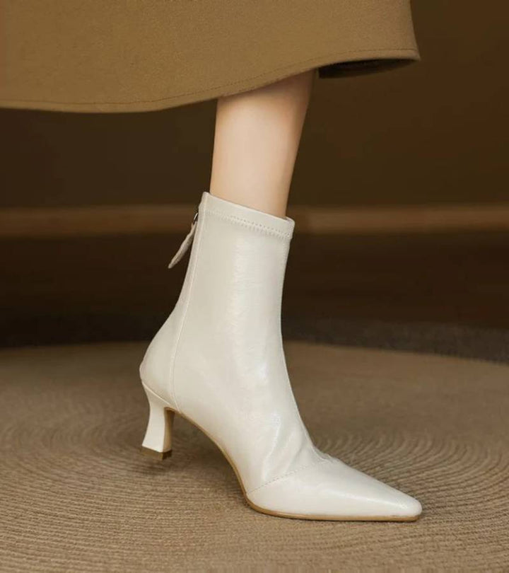 RUMI | Bottines en cuir à talon élégant