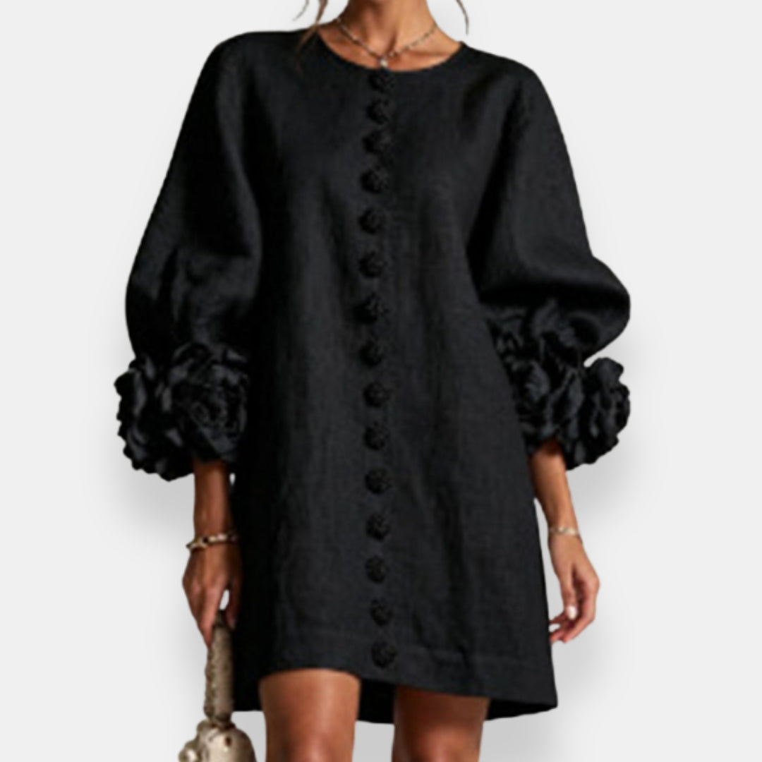 Macéla | Robe à fleurs en relief