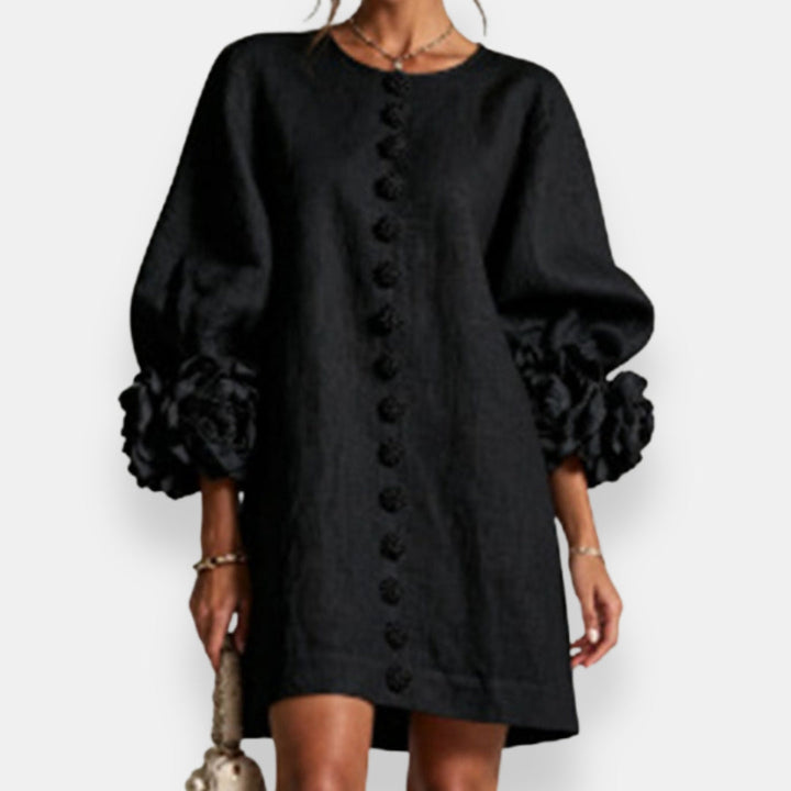 Macéla | Robe à fleurs en relief