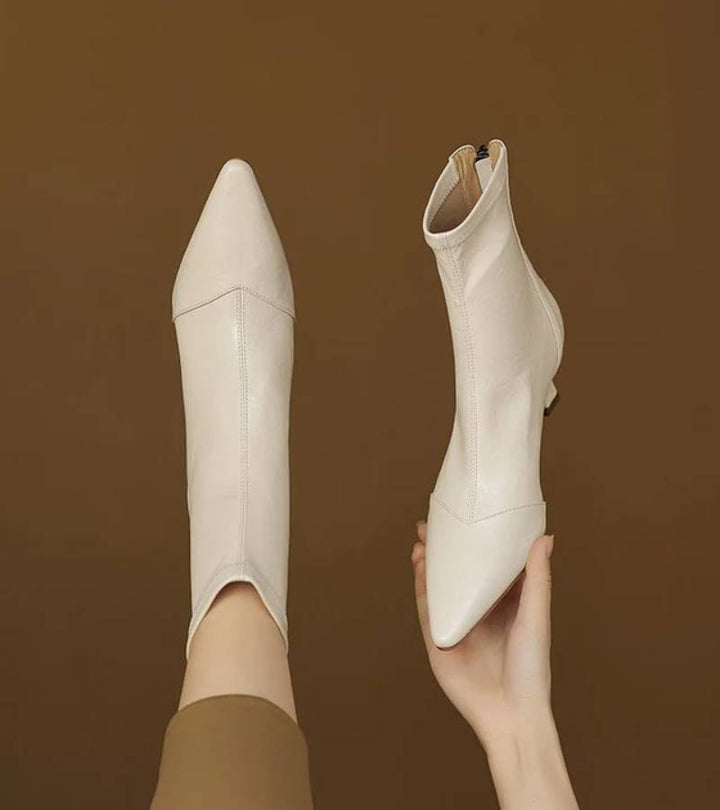 RUMI | Bottines en cuir à talon élégant