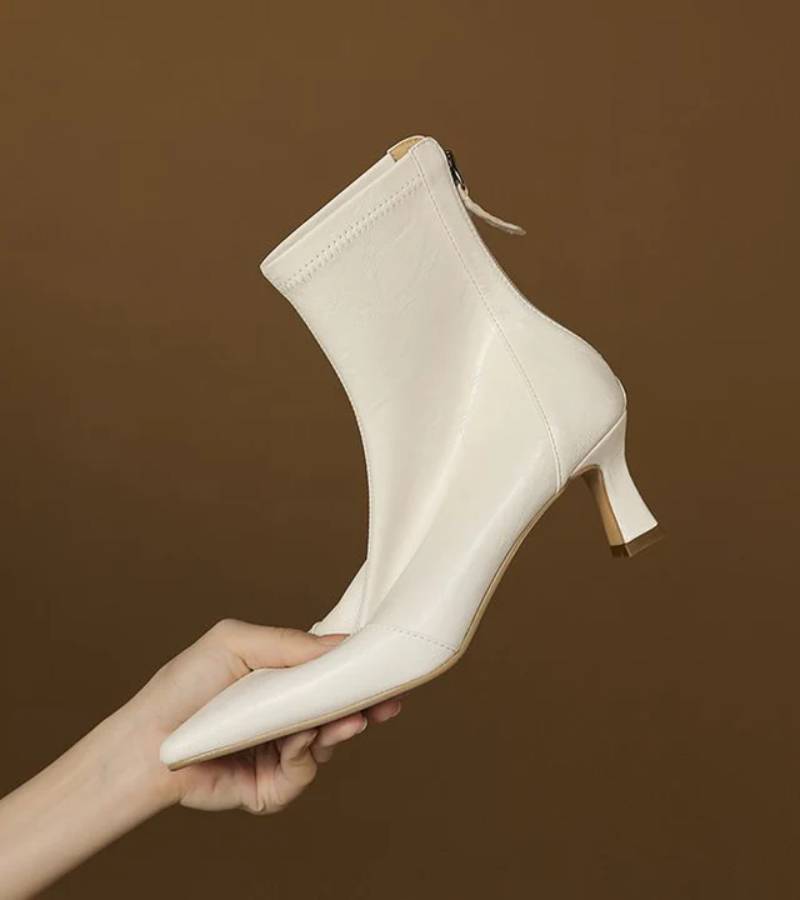 RUMI | Bottines en cuir à talon élégant