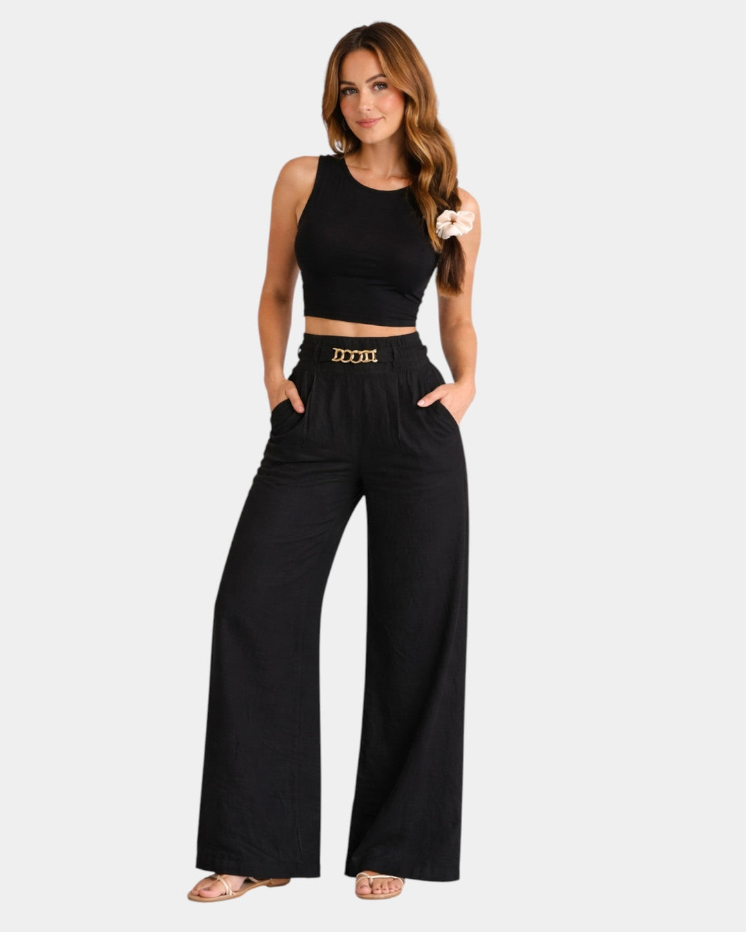 CÉLIE| Pantalon large élégant