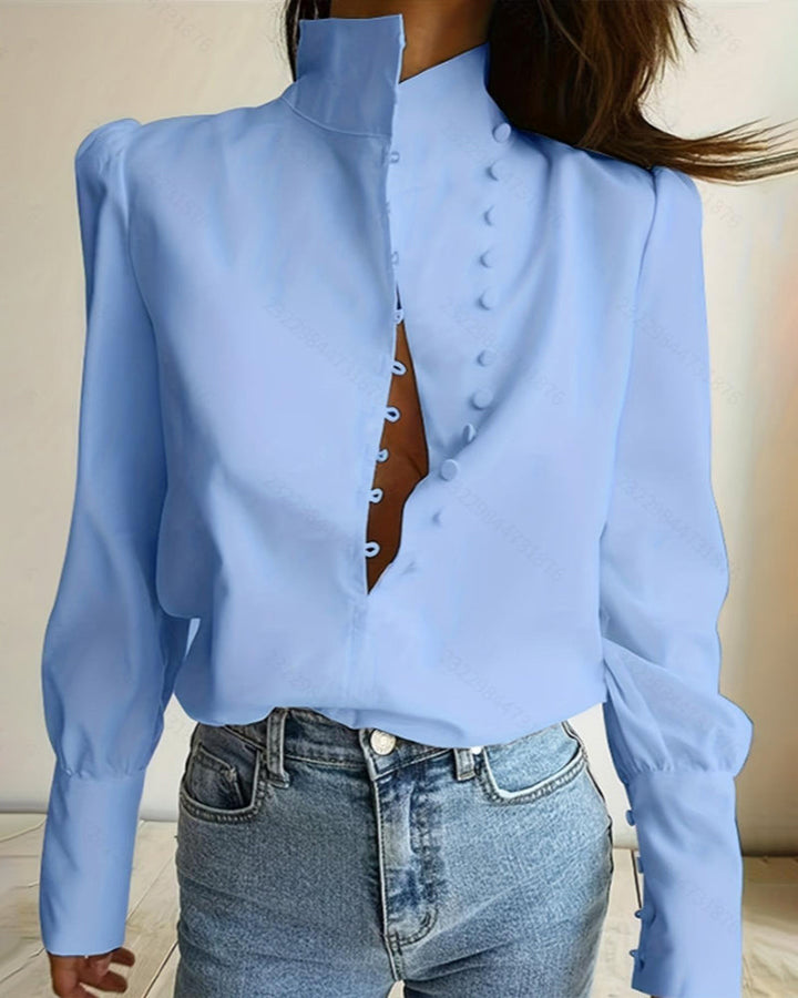 VALENTÍNE | Blouse Col Montant