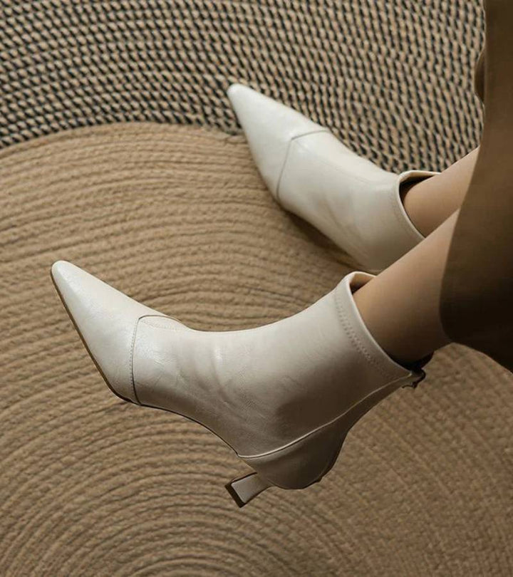 RUMI | Bottines en cuir à talon élégant