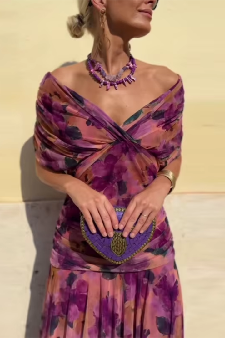 ANETTE | Robe Longue Fleurie