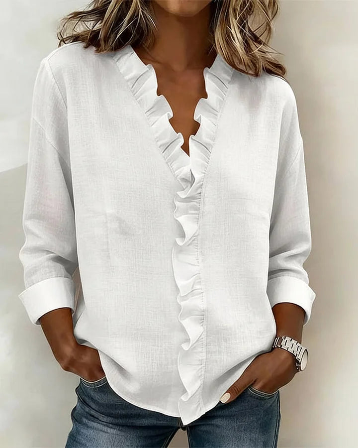 SUZE | Blouse à Volants Susan