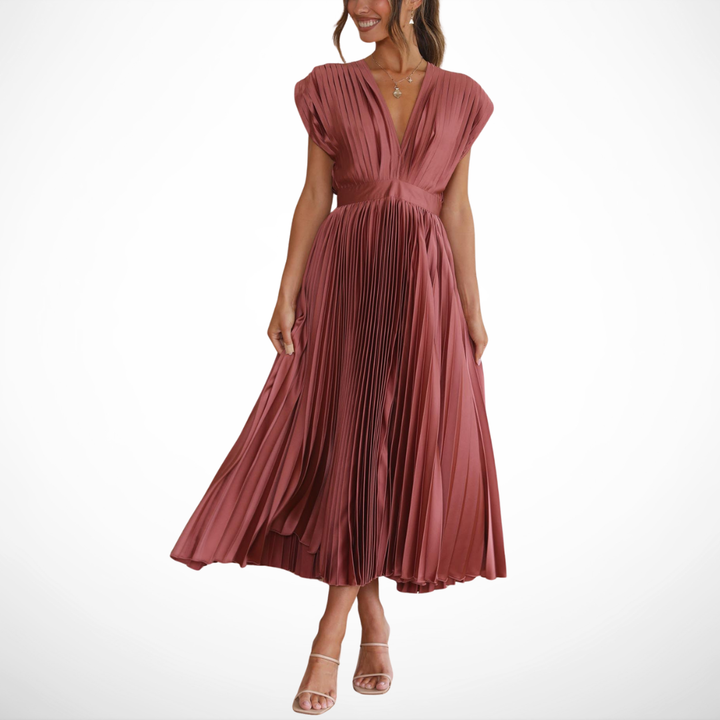 OCÉANE | Robe Élégante en Plis