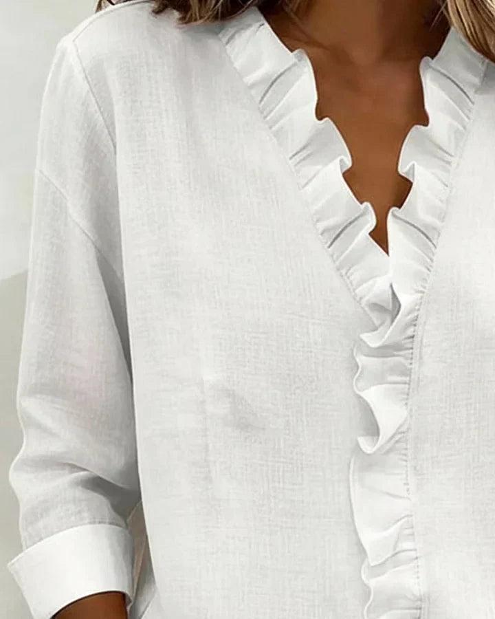 SUZE | Blouse à Volants Susan