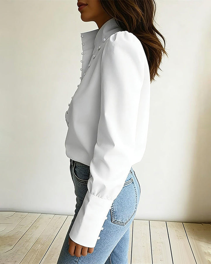 VALENTÍNE | Blouse Col Montant