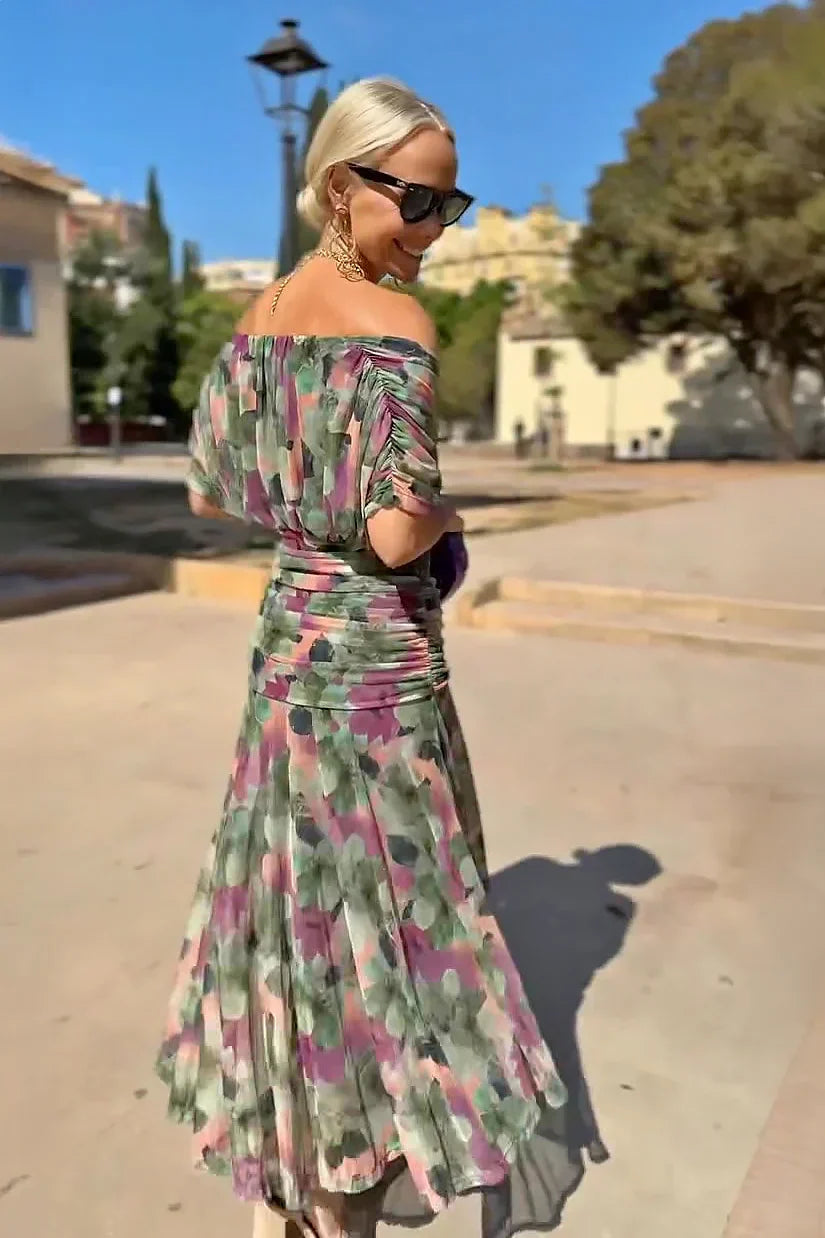 ANETTE | Robe Longue Fleurie
