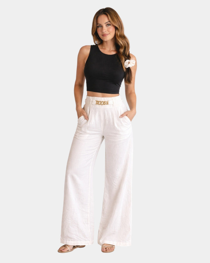 CÉLIE| Pantalon large élégant