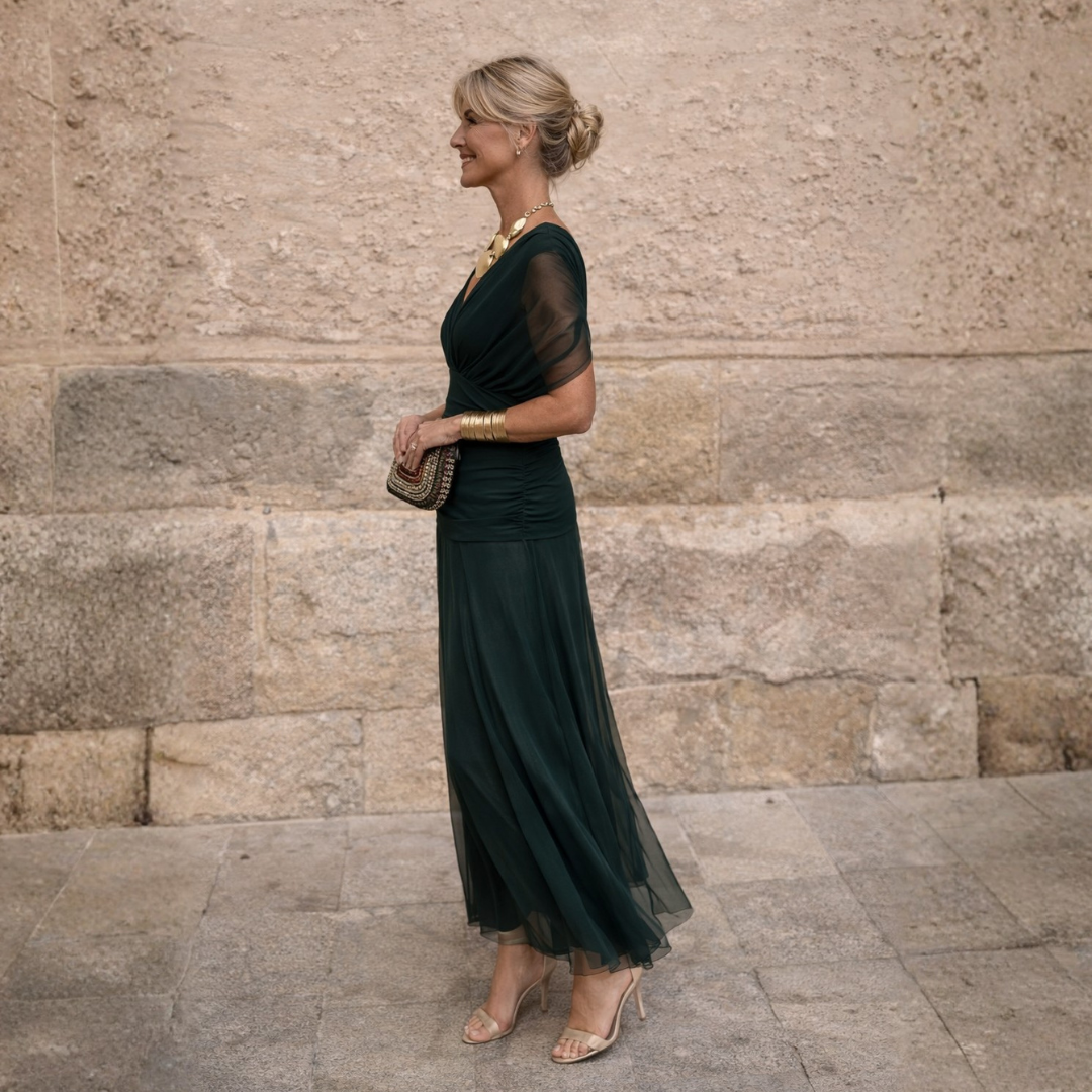 FLORE | Robe Longue Épaules Dénudées