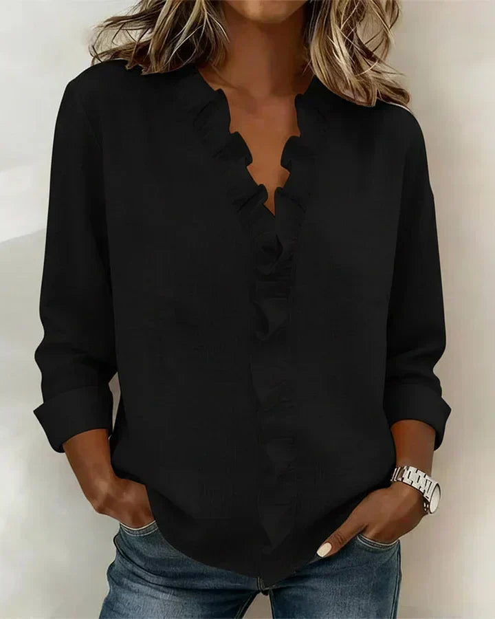 SUZE | Blouse à Volants Susan