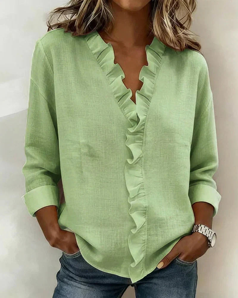 SUZE | Blouse à Volants Susan
