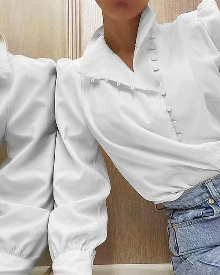 VALENTÍNE | Blouse Col Montant