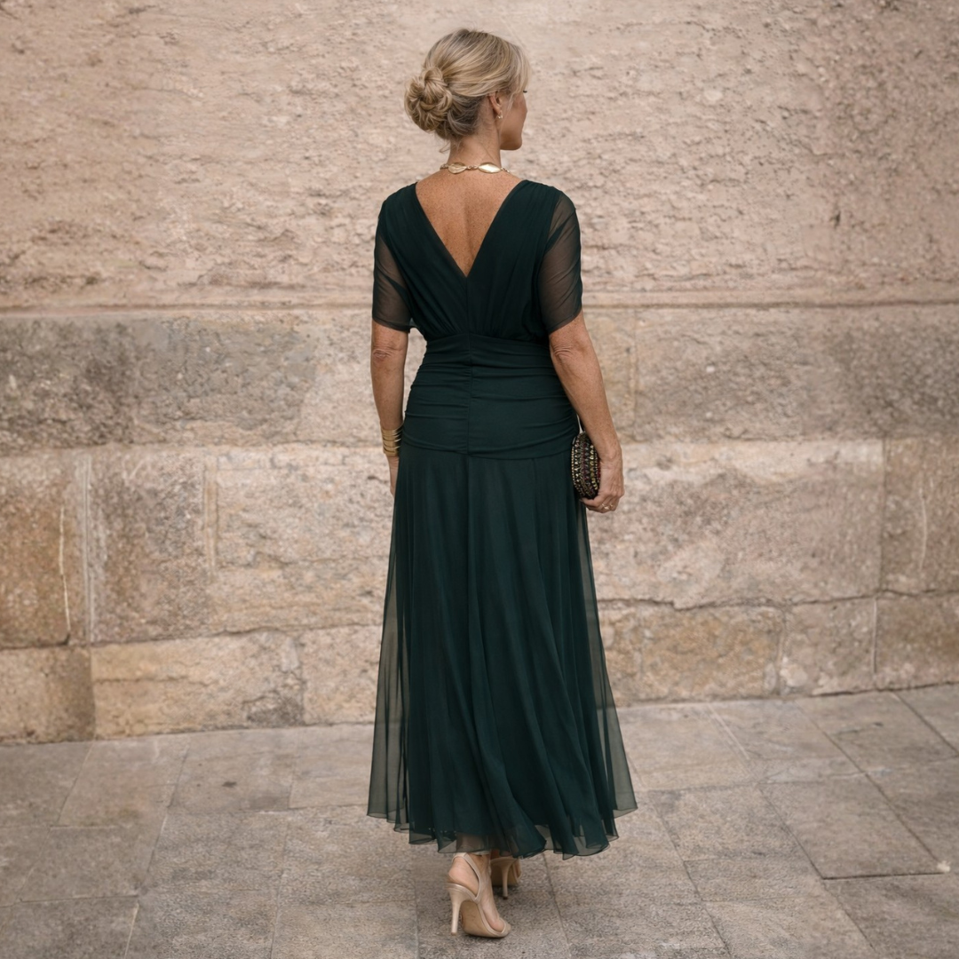 FLORE | Robe Longue Épaules Dénudées