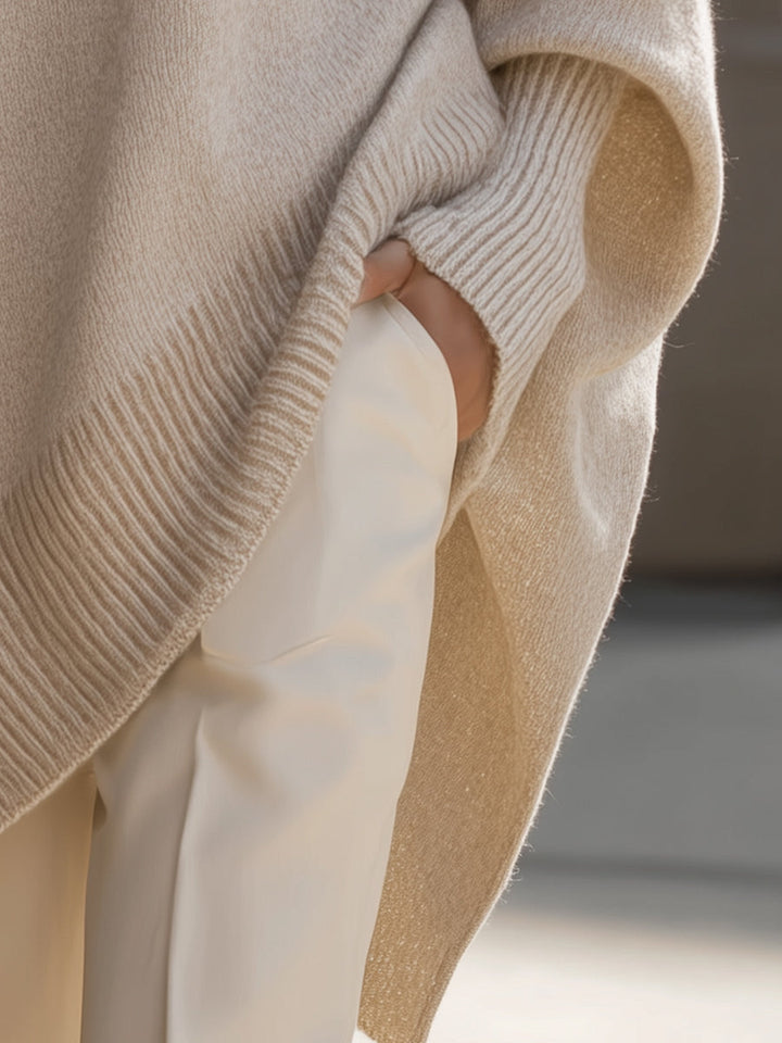 TESS | Pull Poncho Élégant
