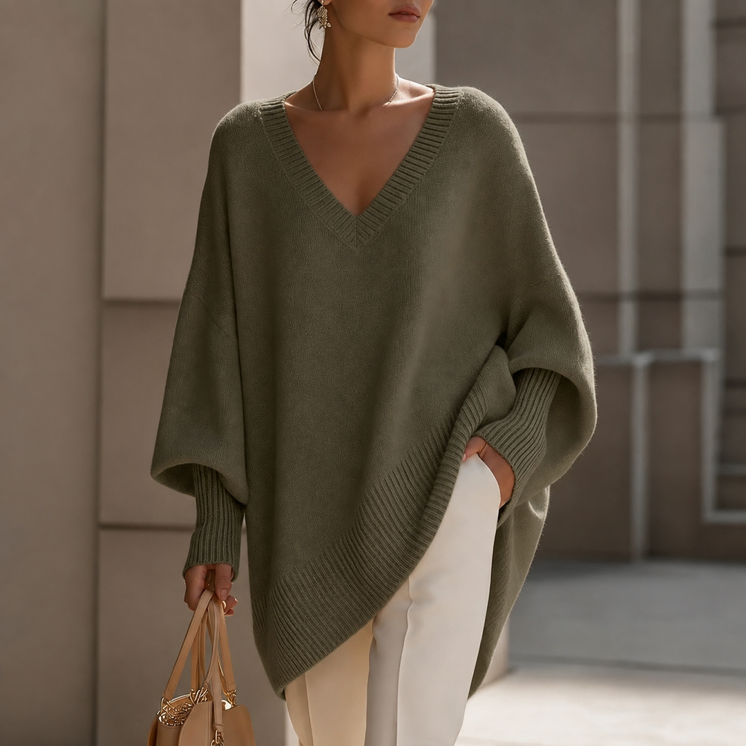 ALET | Pull Oversize Luxe à Col V