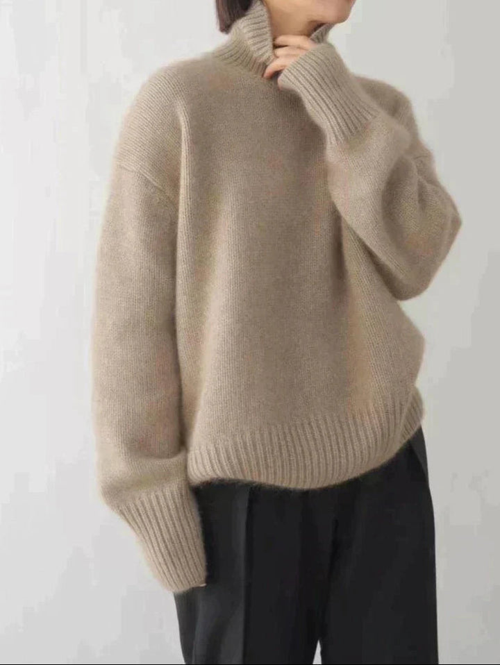 CINDY | Pull Col Roulé Intemporel