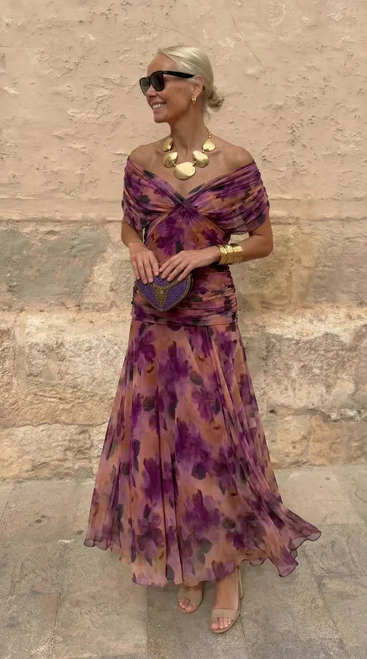 ANETTE | Robe Longue Fleurie