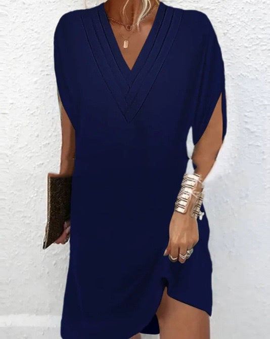JOSÉPHINE | ROBE ENVELOPPE À COL EN V POUR FEMMES