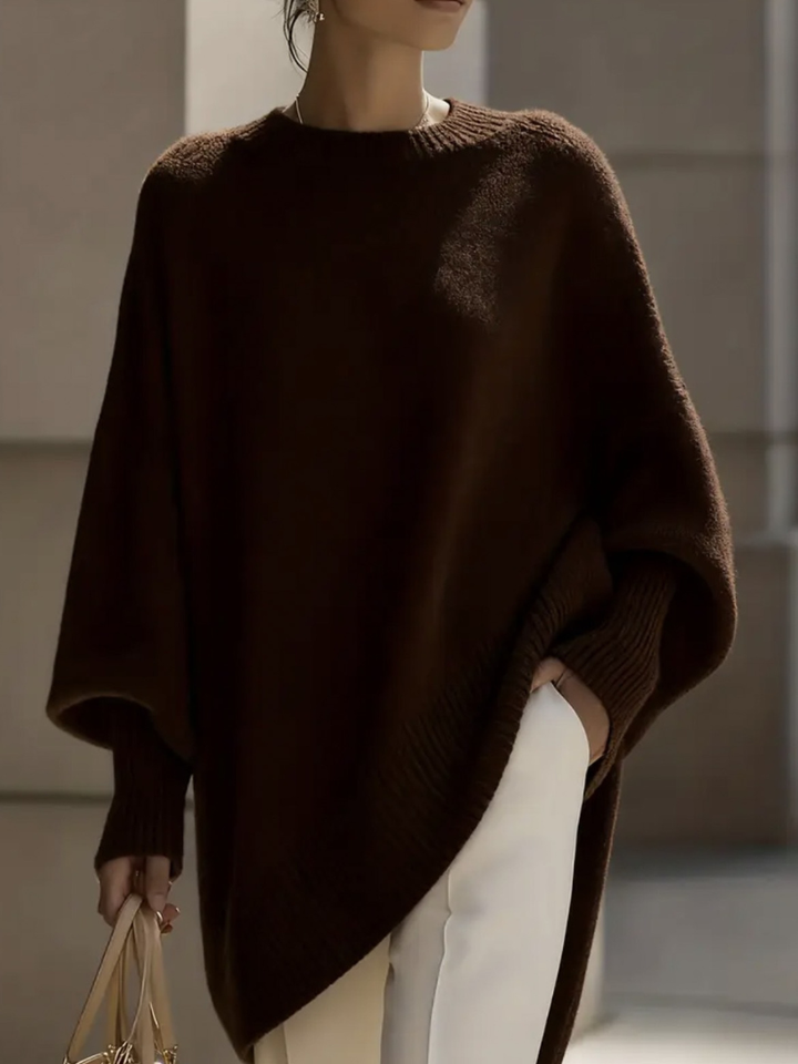 TESS | Pull Poncho Élégant
