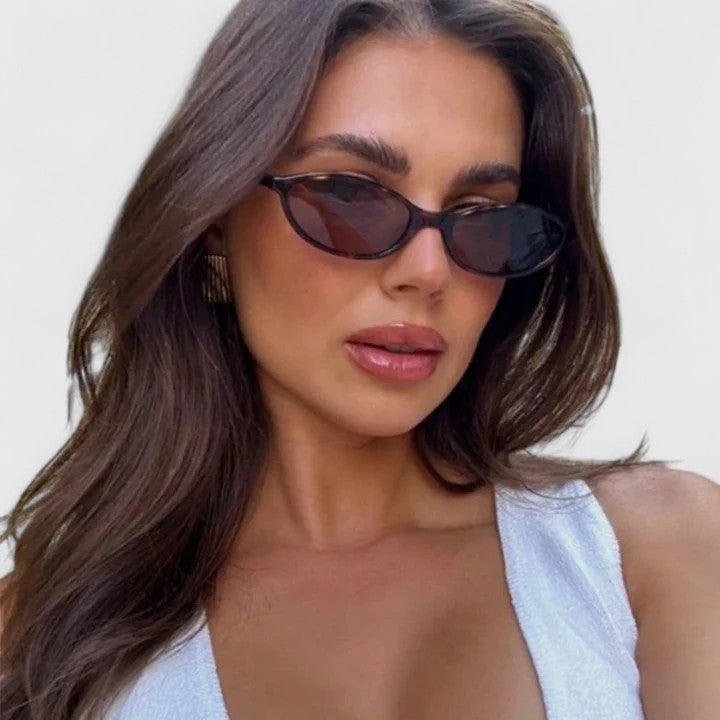 CLARA | Lunettes Solaires Ovales Minimalistes et Élégantes