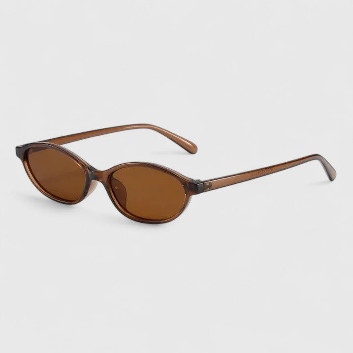 CLARA | Lunettes Solaires Ovales Minimalistes et Élégantes