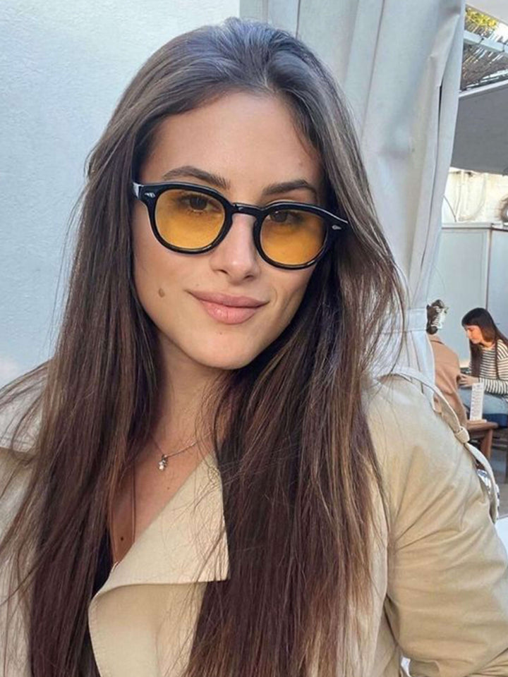 ELIA | Lunettes Solaires Rondes, Élégantes et Raffinées