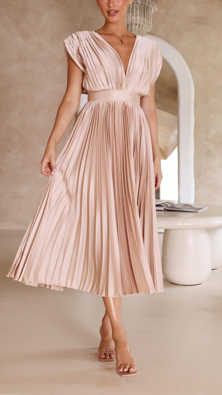 OCÉANE | Robe Élégante en Plis