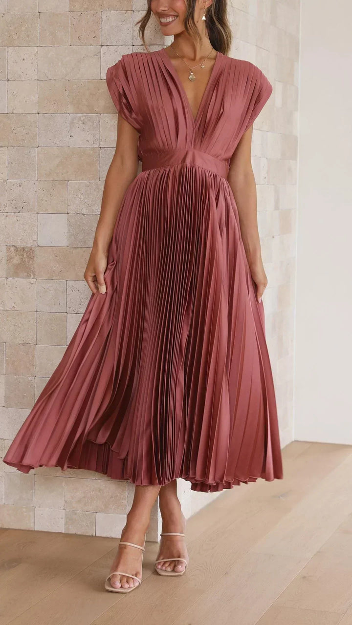 OCÉANE | Robe Élégante en Plis