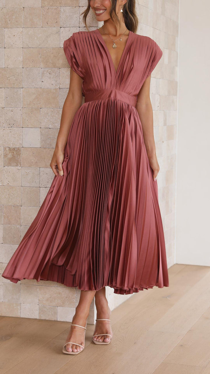 OCÉANE | Robe Élégante en Plis