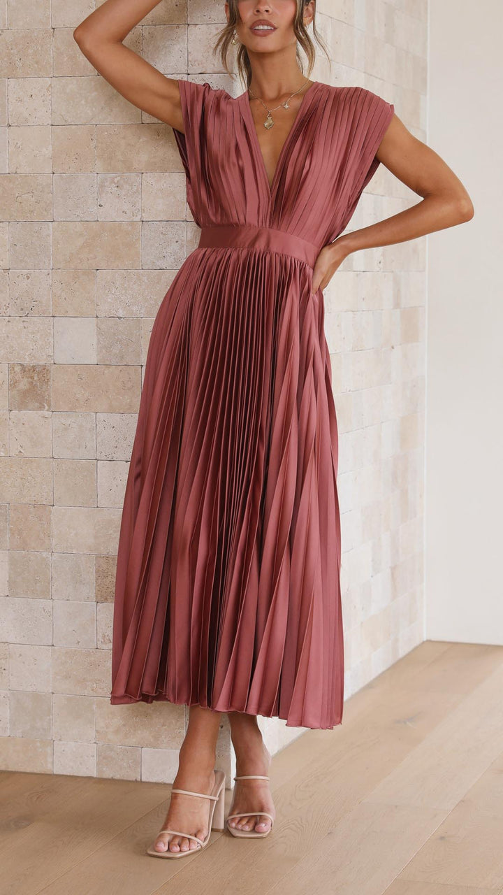 OCÉANE | Robe Élégante en Plis