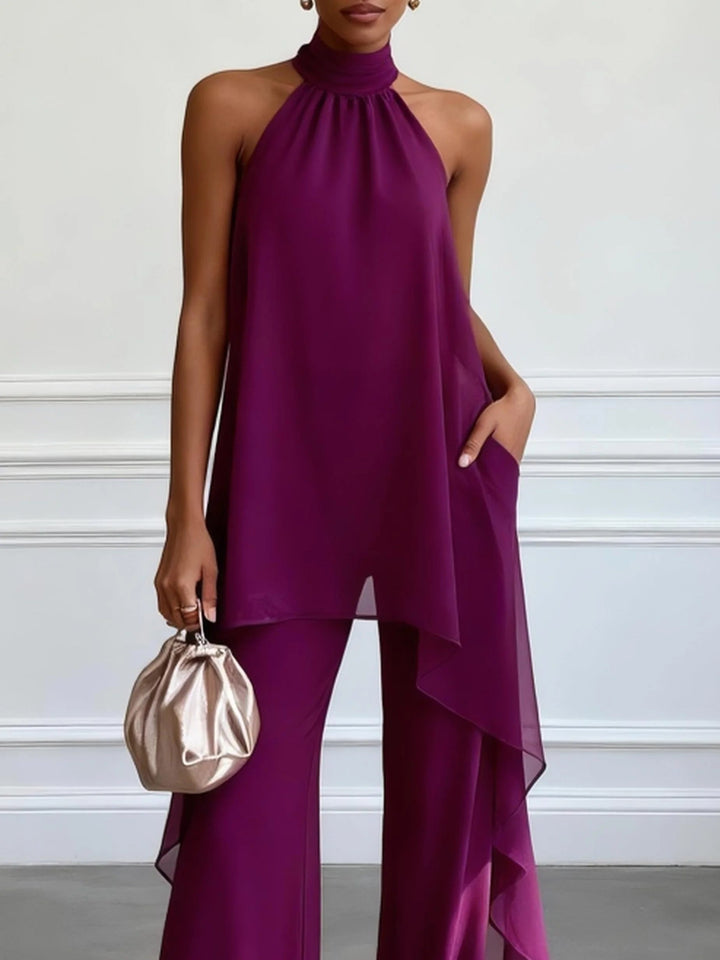 CÉCILLE | Ensemble halter chic et élégant