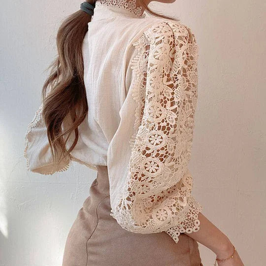 YASMINE | CHEMISE EN DENTELLE