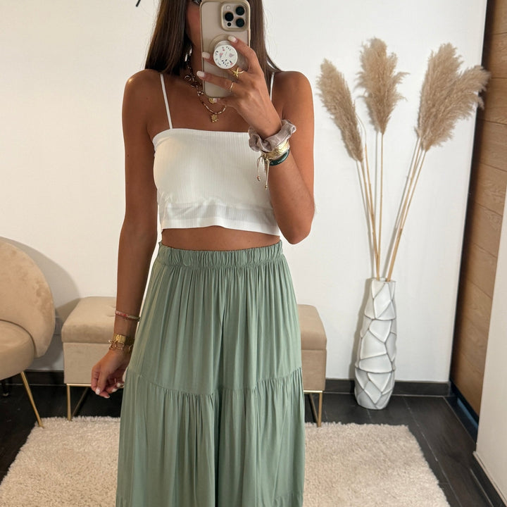 COCO | CROP TOP BLANC