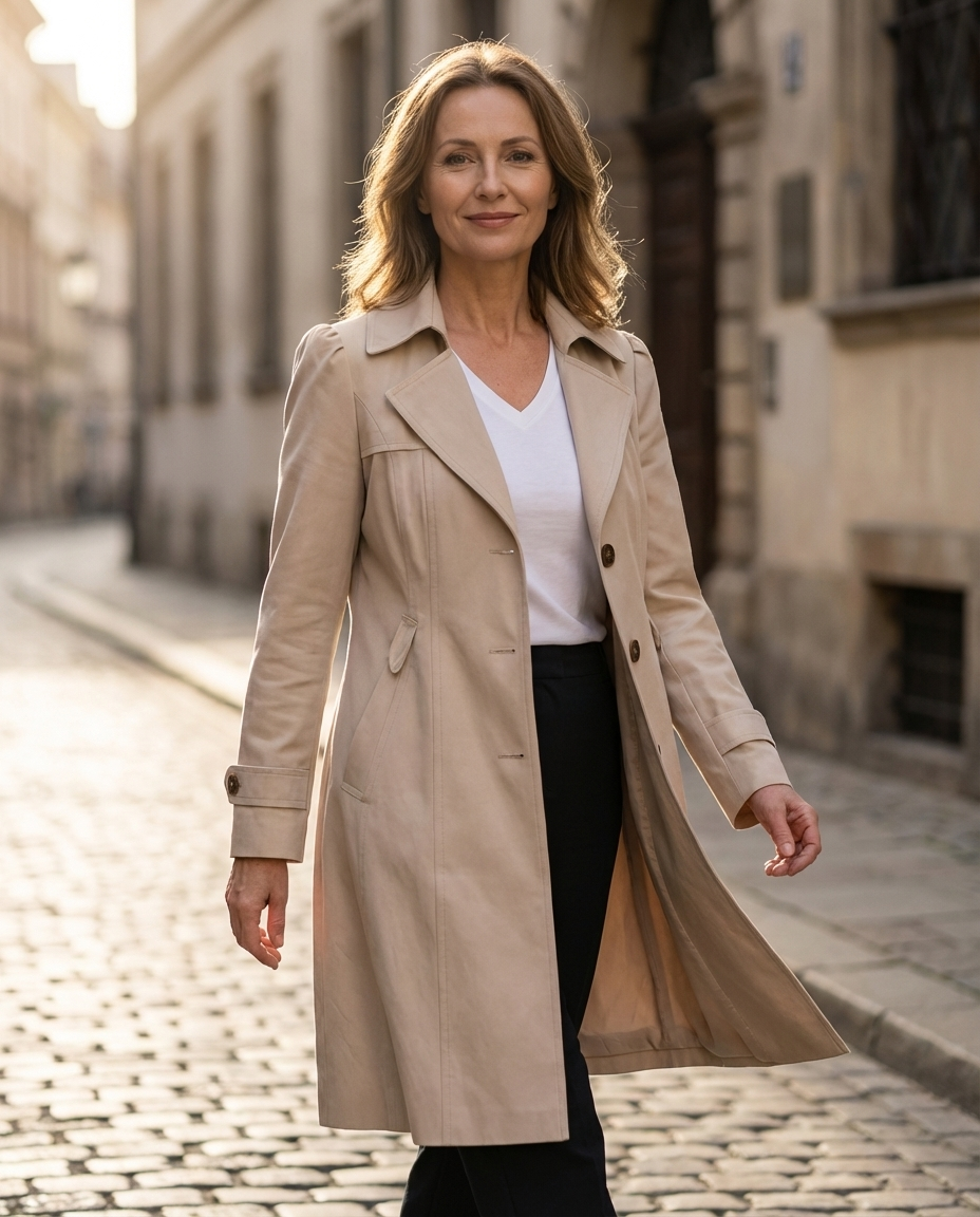 ADÈLE | MANTEAU LONG ÉLÉGANT POUR FEMMES