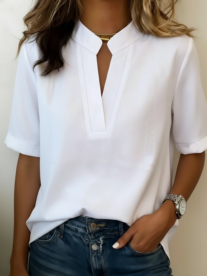AMY | Blouse Chic à Col en V Margaux