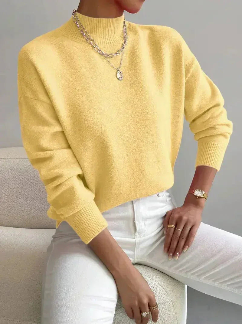 LOU | Pull Col Montant Doux