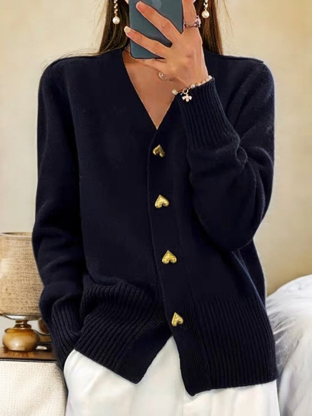 Zoé | Cardigan Boutonné Élégant