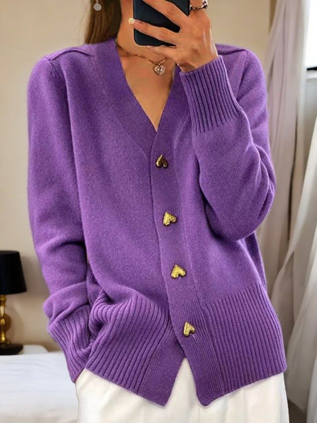 Zoé | Cardigan Boutonné Élégant