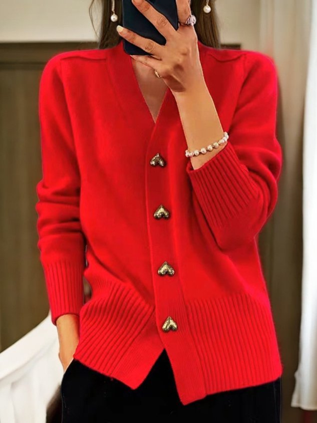 Zoé | Cardigan Boutonné Élégant